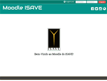 Tablet Screenshot of moodle.isave.pt